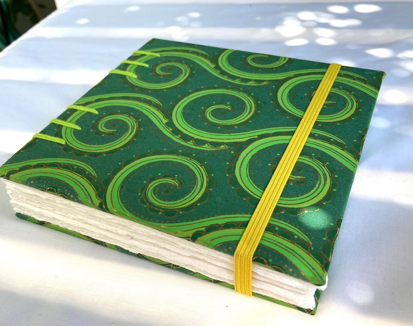 Green Swirls, Mini Sketchbook (NEW!)