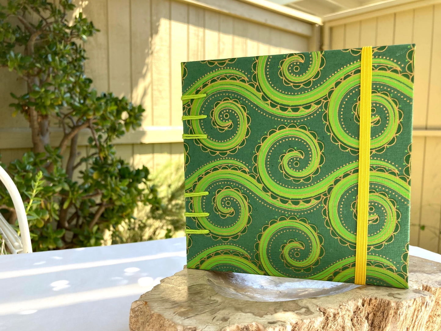 Green Swirls, Mini Sketchbook (NEW!)
